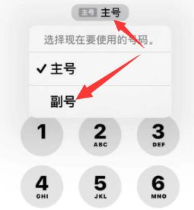 工业园区苹果14维修店分享iPhone 14 Pro Max使用副卡打电话的方法 